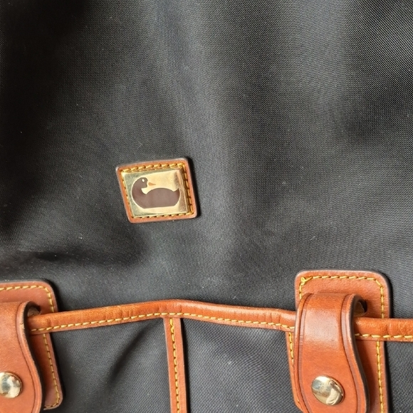 Dooney & Bourke Black and Brown Hobo Bag - Picture 2 of 4